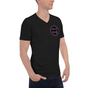 Lead and Empower Her Unisex Short Sleeve V-Neck T-Shirt
