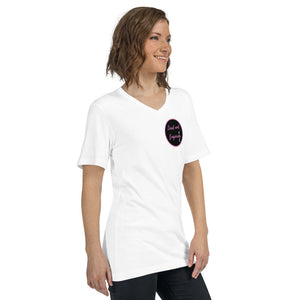 Unisex Lead and Empower Her V-Neck T-Shirt